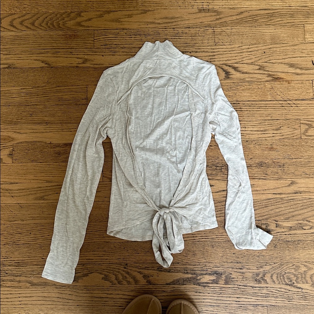 NWT Open Back Turtleneck